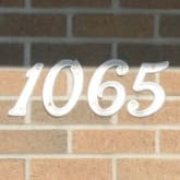 Light Duty Address Sign with Brick Anchors