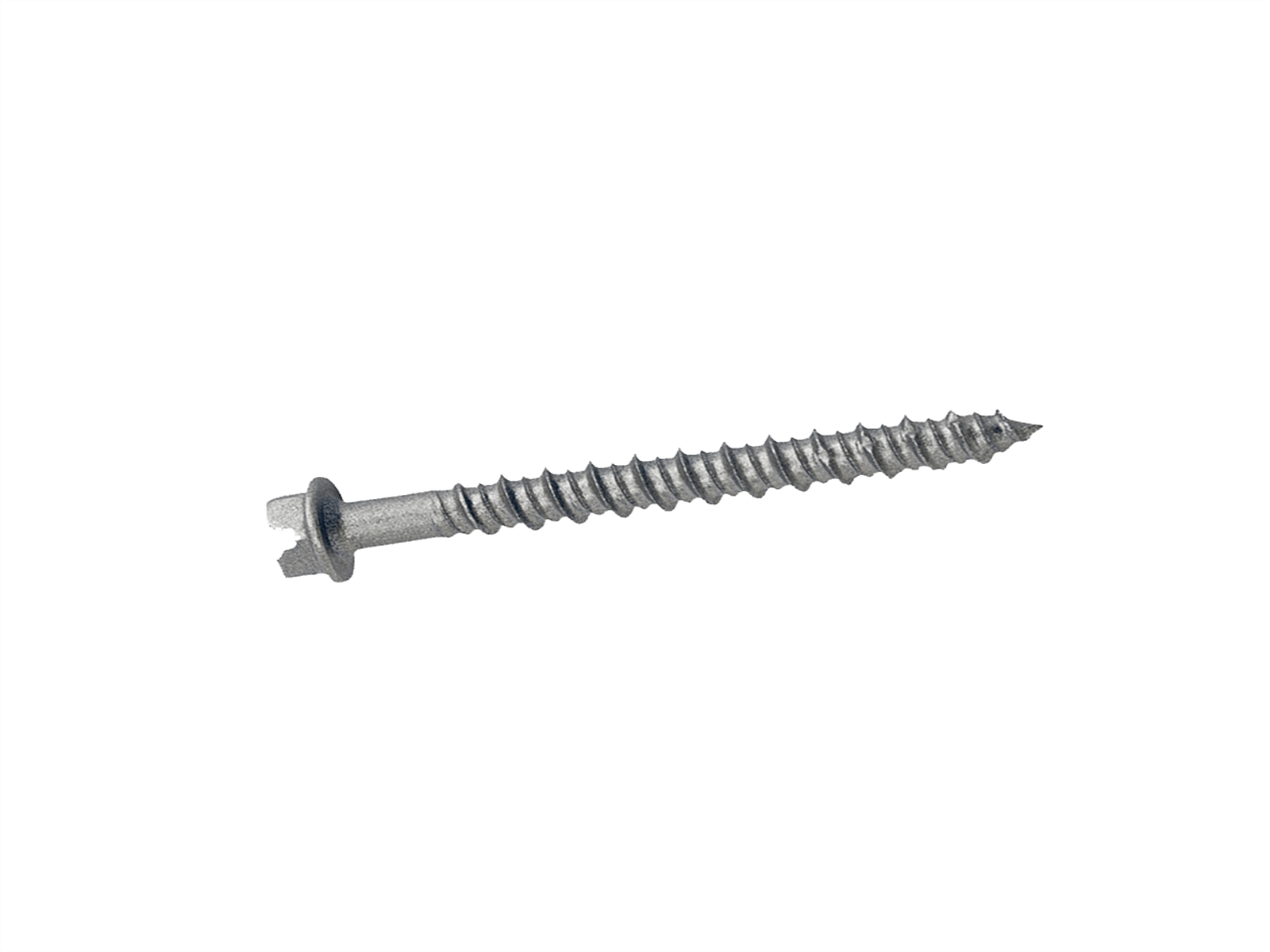 3/16" x 13/4" 410 Stainless Steel Hex Tapper Concrete Screw, 100/Box